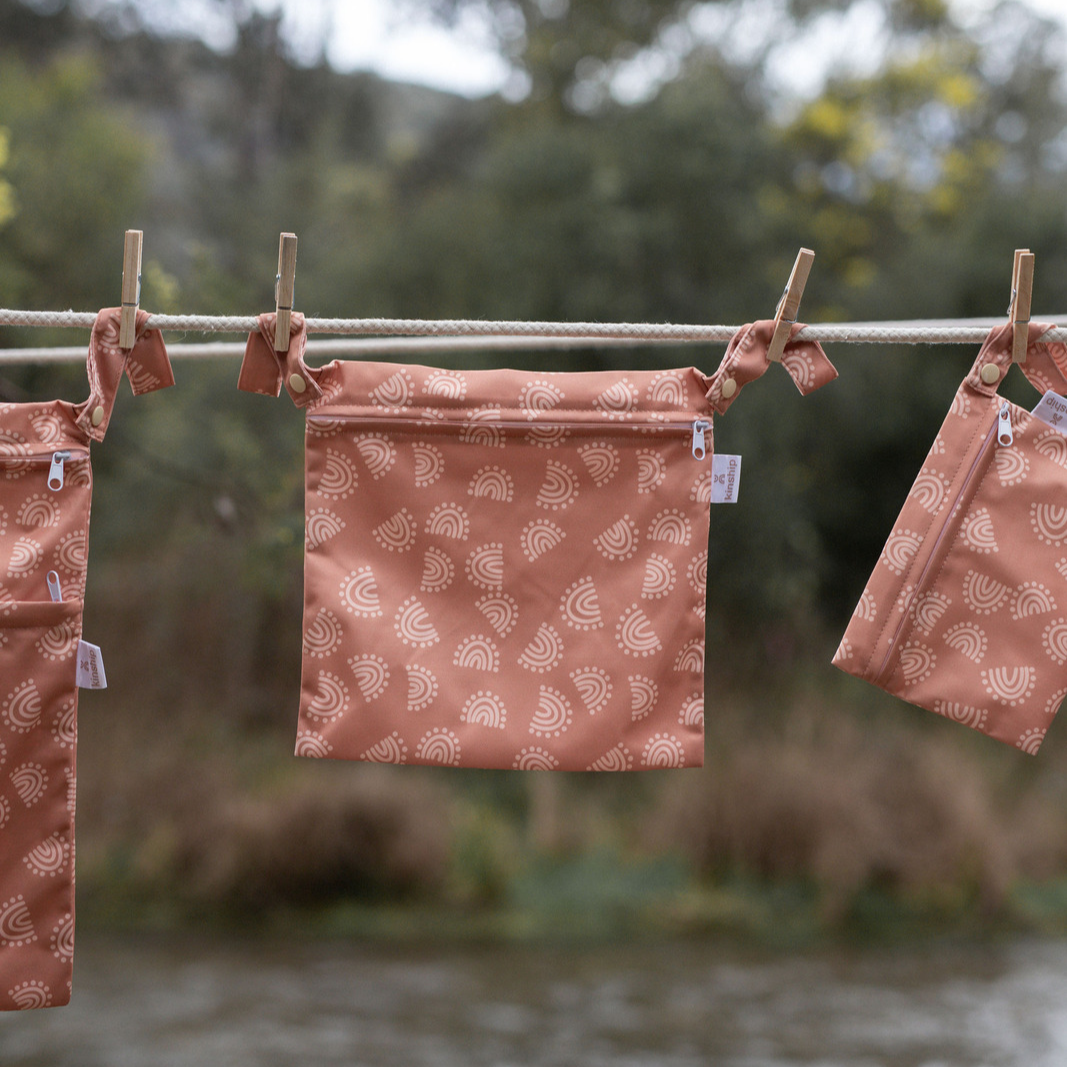 Medium Wet Bag - Clay Rainbows